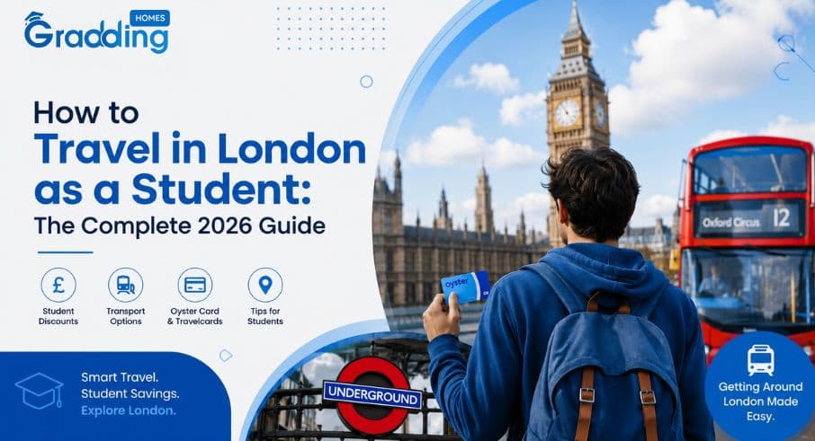How to travel in London as a student? Discover How to travel in London as a student with Gradding.com